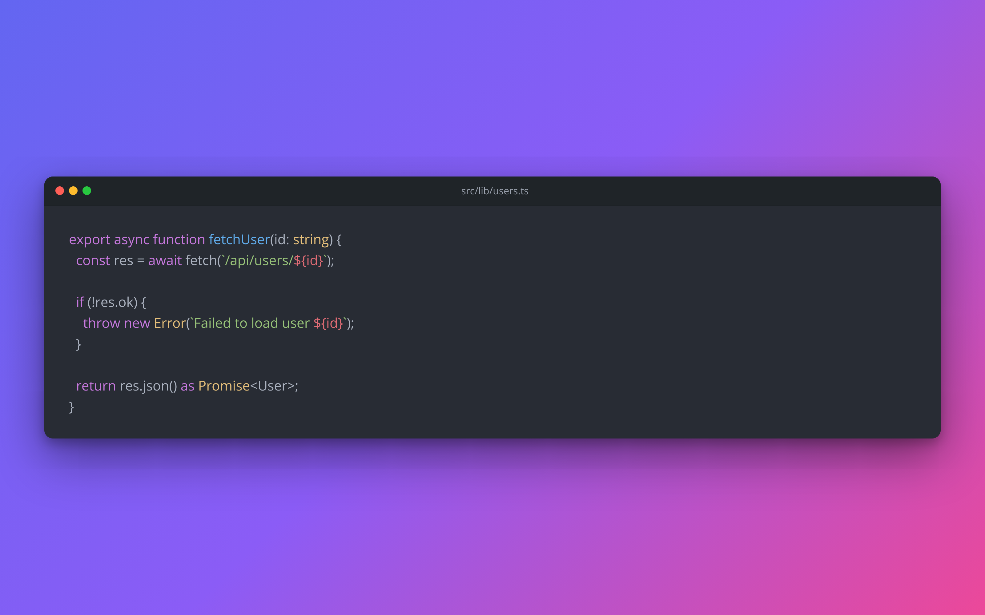 Code Screenshot template preview, a developer image generated by the HTML to Image API
