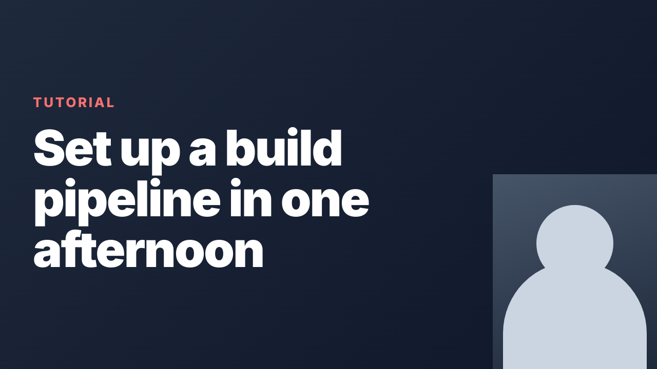 Full-width title with corner face, an example from the YouTube Thumbnail Generator